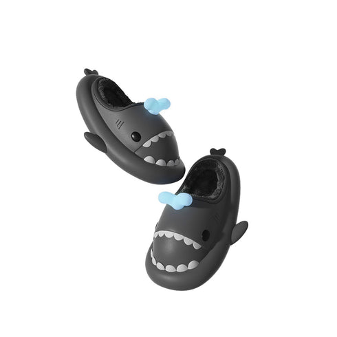 Sharkicks Basic - Musim Dingin, Sandal Hiu Paus Menyembur, Tumit Terbuka